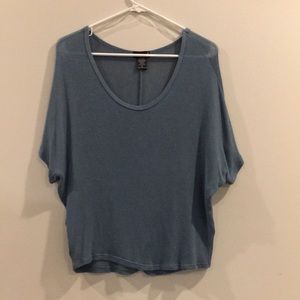 Wet Seal blue/gray Dolman sweater